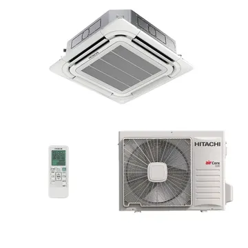 Ar-condicionado Split Cassete Inverter 4 Vias Hitachi Aircore 600 36.000 Btus Quente/frio 220v Monofásico