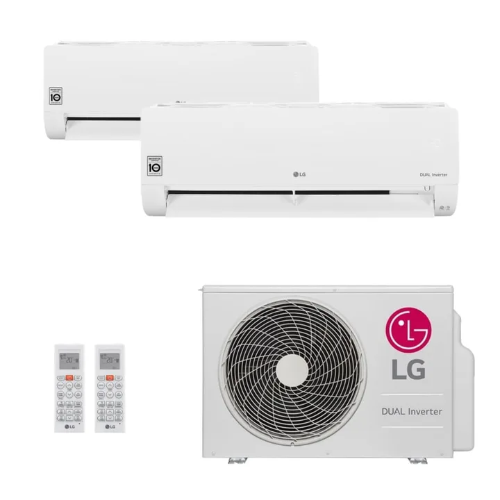 Ar-condicionado Bi-split Hw Lg Dual Inverter Voice 16.000 Btus (2x Evap Hw 9.000) R-32 Só Frio 220v, imagem 1 de 5