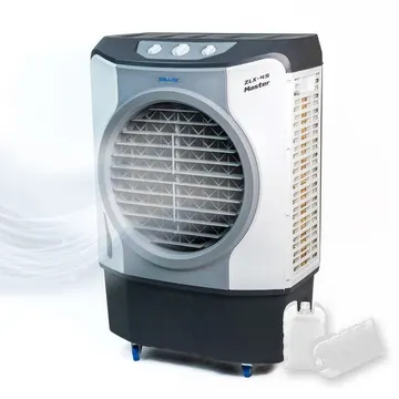 Climatizador De Ar Industrial Evaporativo 45 Litros Zellox Zlx-45 Master 127v