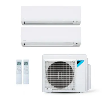 Ar-condicionado Multi Split Inverter Daikin 18.000 (2x Evap Hw 12.000) Quente/frio 220v