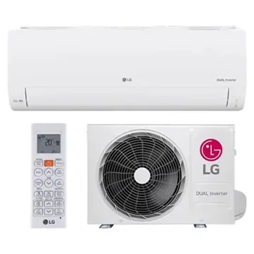 Ar Condicionado Split Hw Inverter R32 Lg Dual Inverter Compact 12000 Btus Frio 220v
