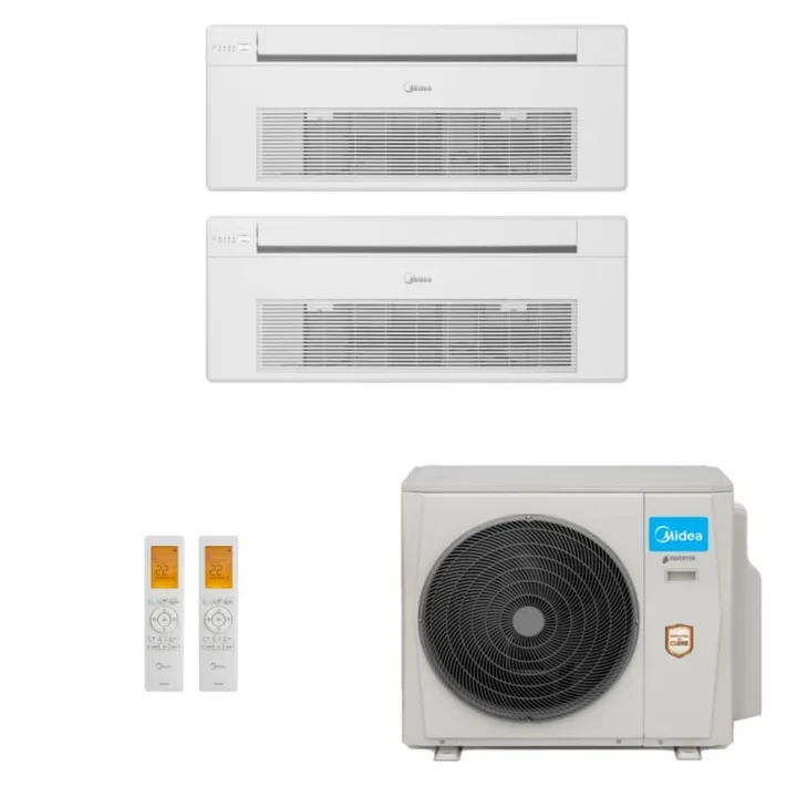 Ar Condicionado Multi Split Inverter Midea 18 000 2x Evap Cassete 1 Via 12 000 Quente Frio 220v, imagem 1 de 5